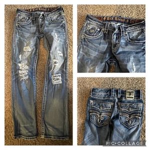 Men’s Rock Revival jeans. size 30/32.